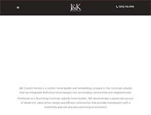 Tablet Screenshot of jkcustomhomes.net